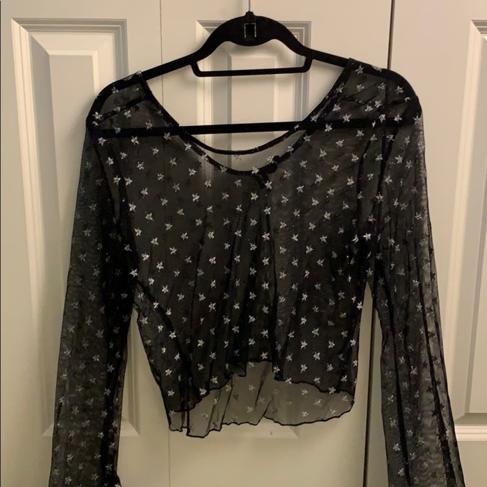 Sparkly crop top